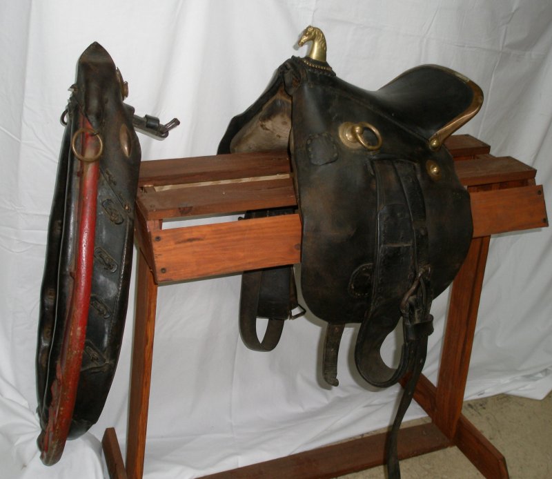 Civilian Draft Horse Saddle & Collar 