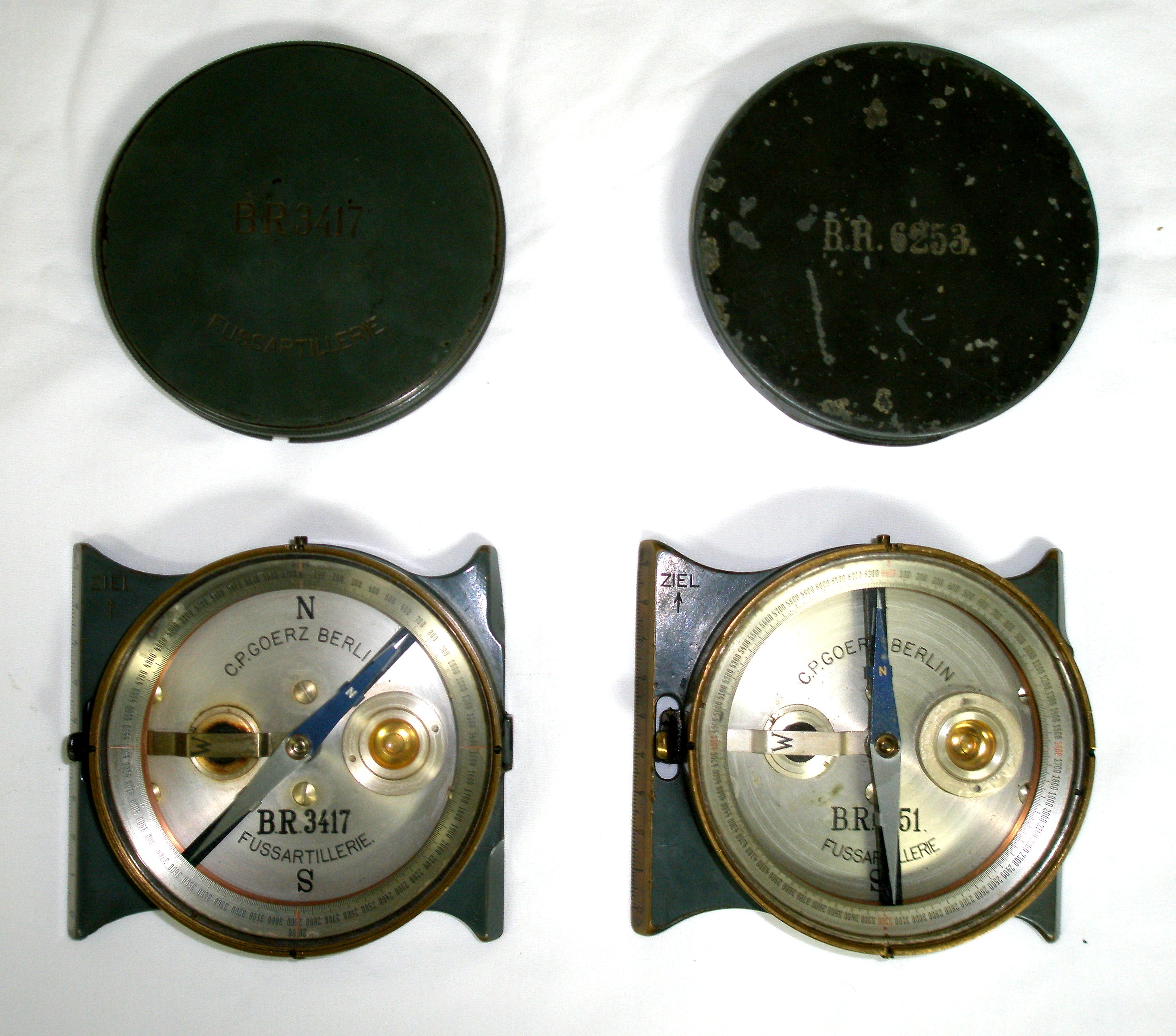 5760 & 6400 scale compass for aiming circle