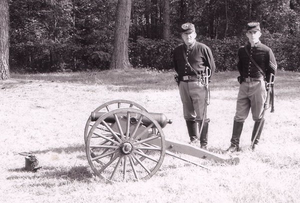 Woodruff Gun (2 Pounder) with Leon and Ralph Lovett